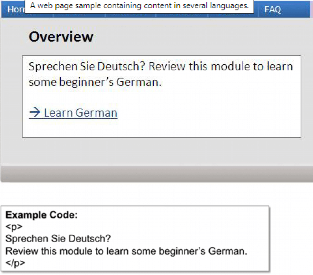 code with no clue on use of multiple languages