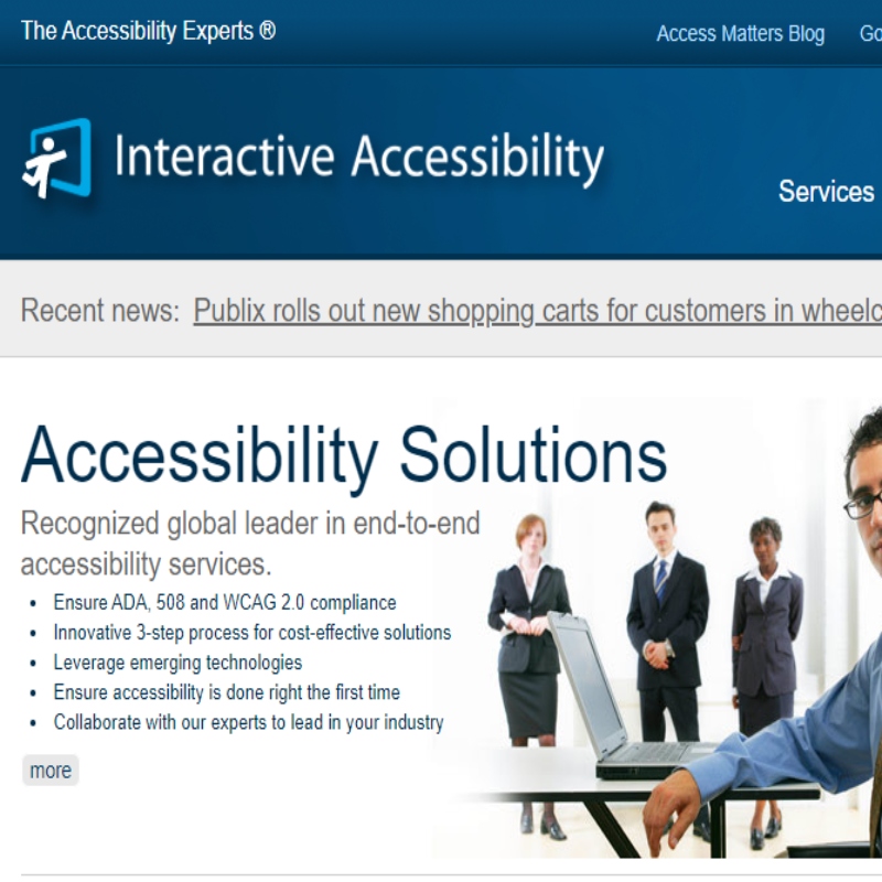 Interactive Accessibility Solution screenshot