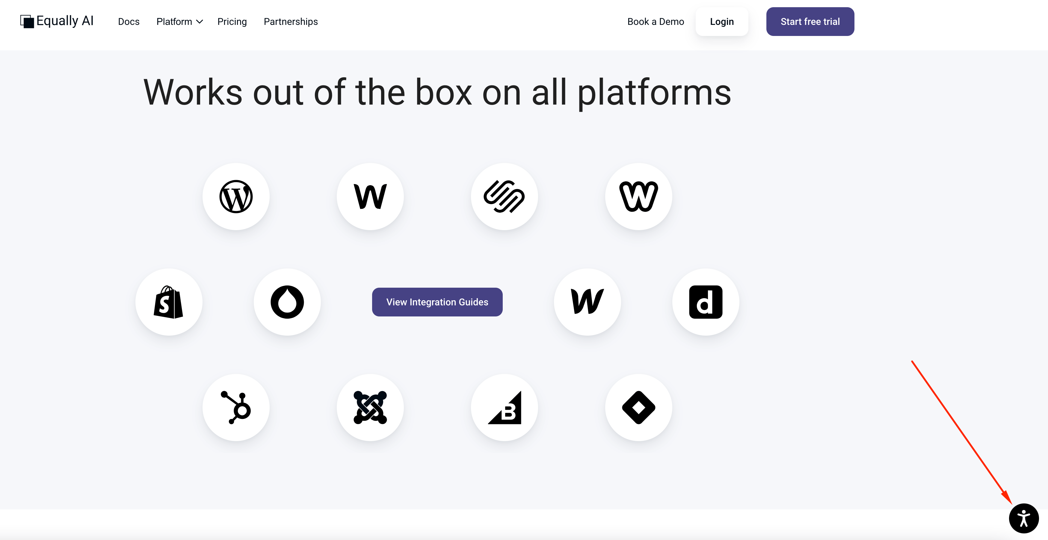 Accessibility assistant by Equally AI