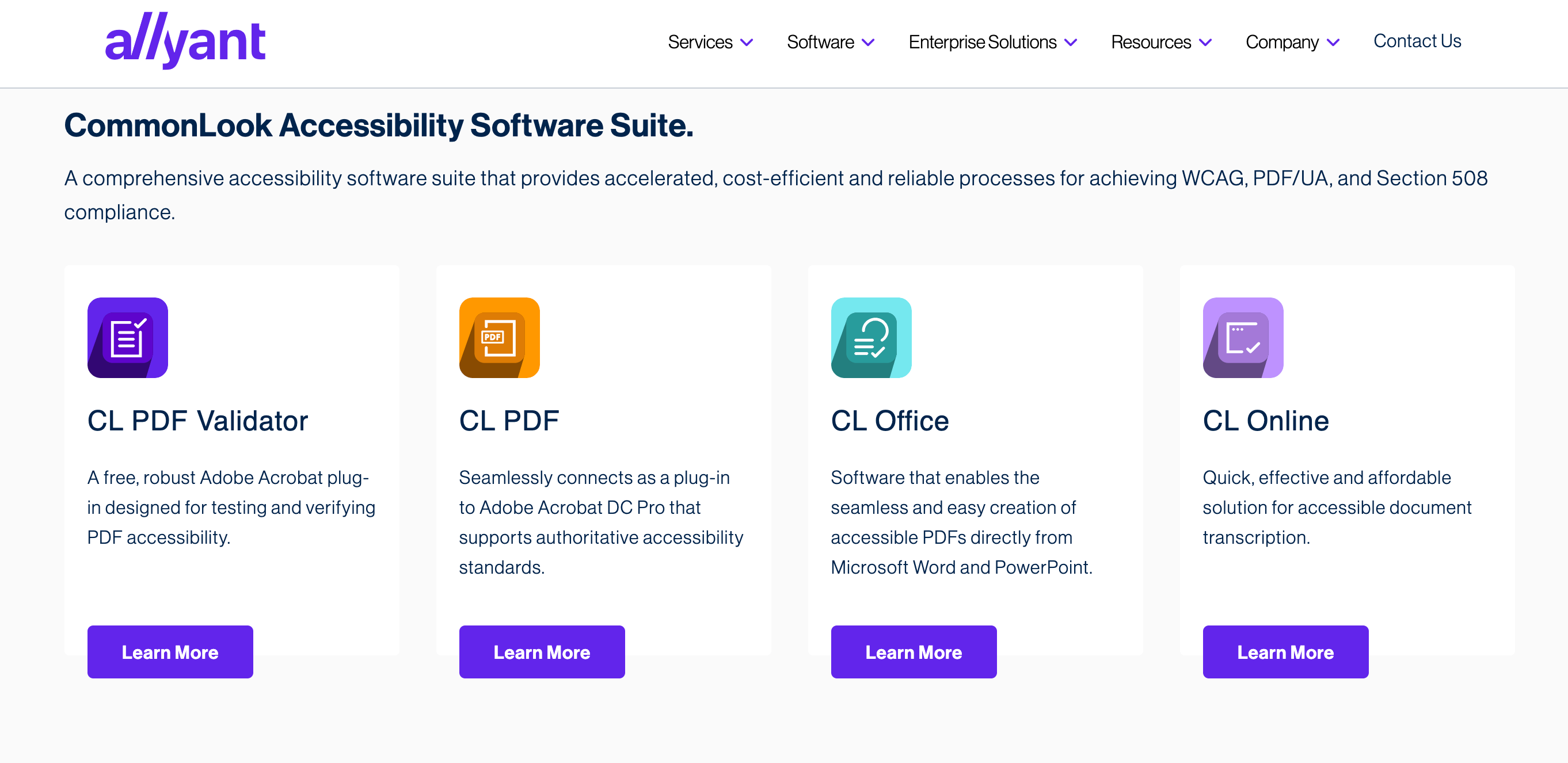 Allyant accessibility suite